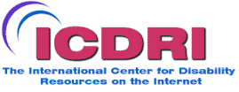 ICDRI logo with Return to Home Page